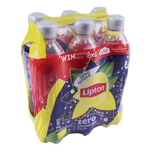 Lipton Ice Tea Zero 6x50cl - Suikervrije Verfrissende IJsthee - Afbeelding 2