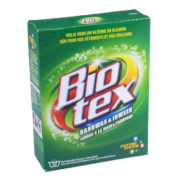Biotex Handwash & Inweek 750g- Met Natuurlijke Enzymen - Zonder Bleek - Afbeelding 2