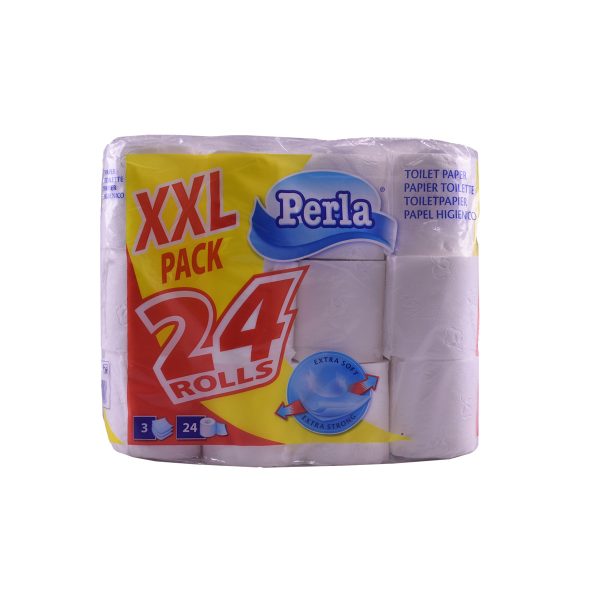 Toiletpapier Perla 24 Rollen 3-laags