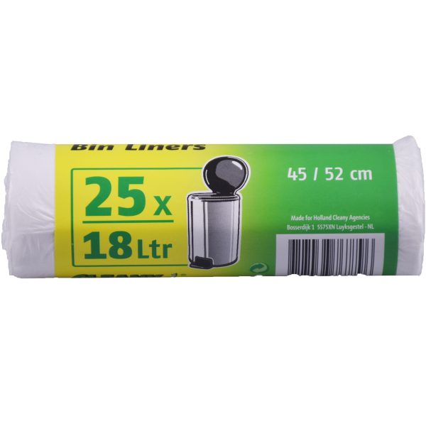 Cleany pedaalemmerzakken 18 liter - 25 stuks