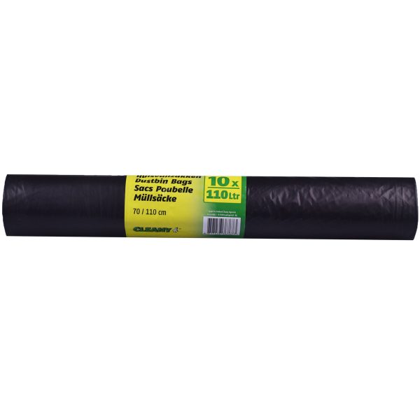 Cleany huisvuilzakken 110 liter - 10 stuks
