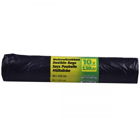 Cleany huisvuilzakken 130 liter - 10 stuks