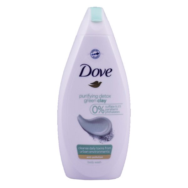 Dove Douchecrème Purifying Detox "Green Clay" 500ml