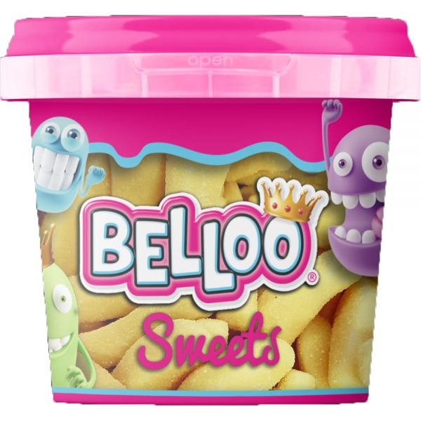 Belloo sweets "Bananen" 200g Halal Gelatine