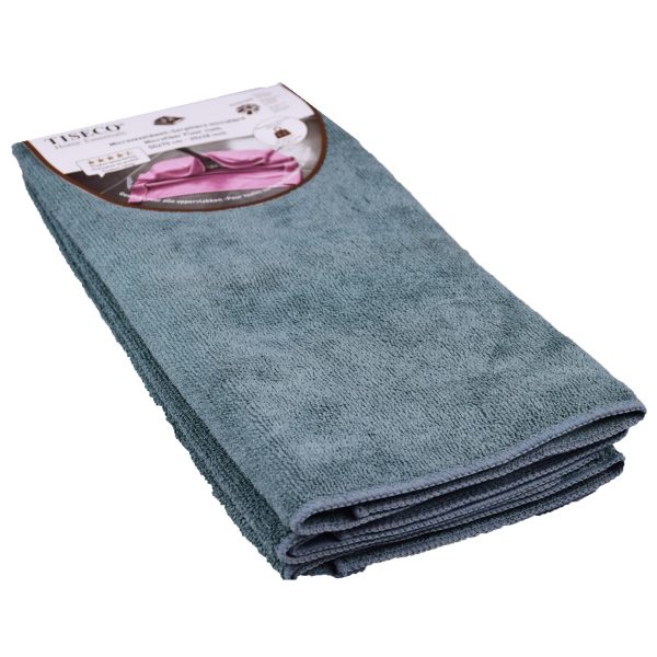 Tiseco Home Essentials Microvezeldweil x3 Groen 50x70cm
