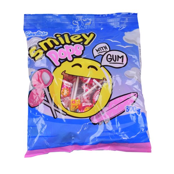 Smiley Lolly Kauwgom 300gr
