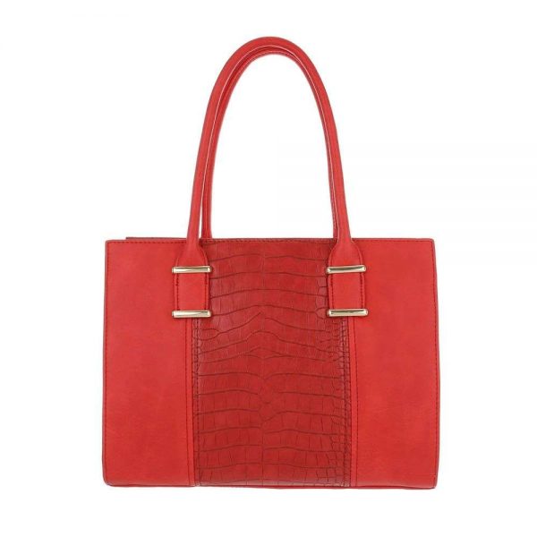 Handtas Rood Afneembare  Schouderriem 24 x 33 x 15 cm