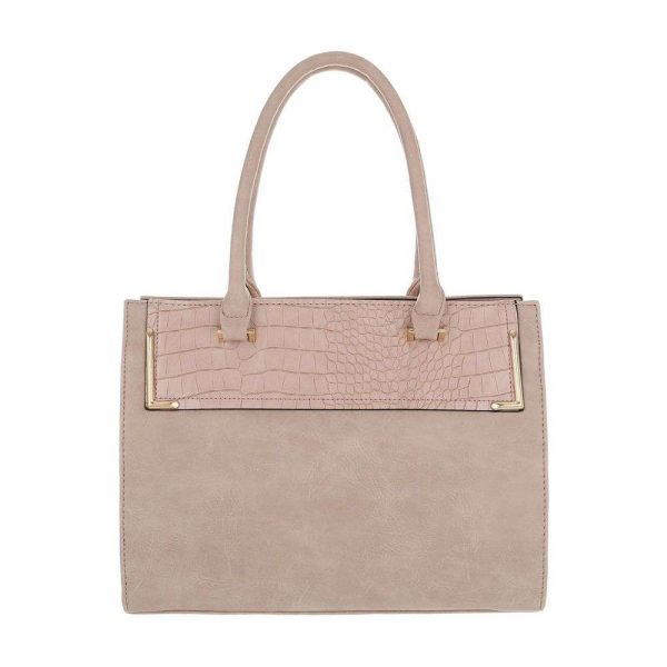 Handtas  Oud Roze Afneembare Schouderriem. 25 x 38 x 15 cm