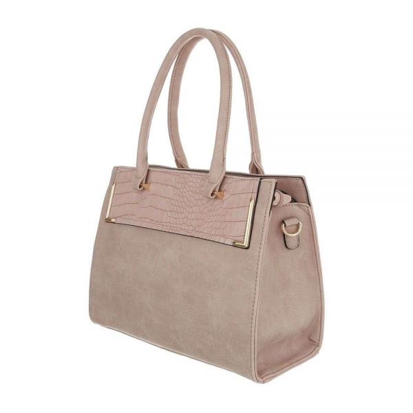 Handtas  Oud Roze Afneembare Schouderriem. 25 x 38 x 15 cm - Afbeelding 3