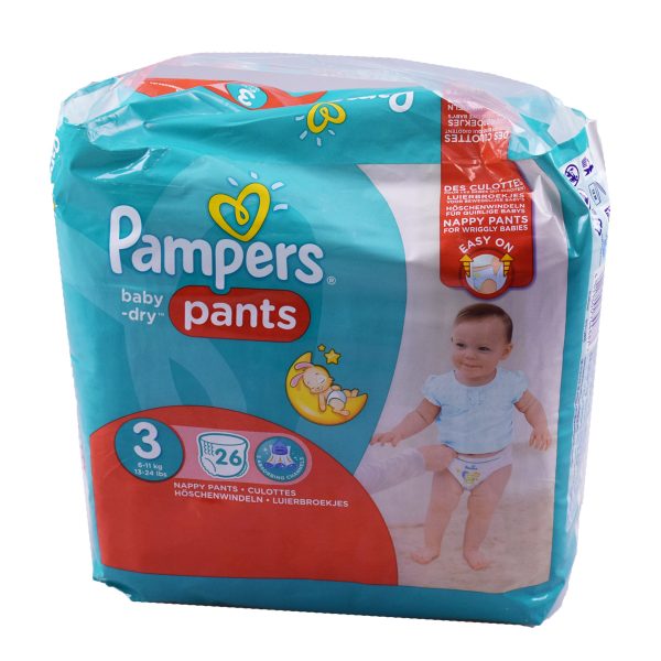 Pampers Baby Dry Pants Maat 3 ->  6-11kg 26Stuks