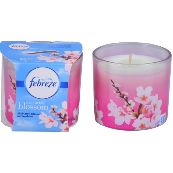 Febreze Geurkaars In Glas 100g "Red Cherry Blossom"