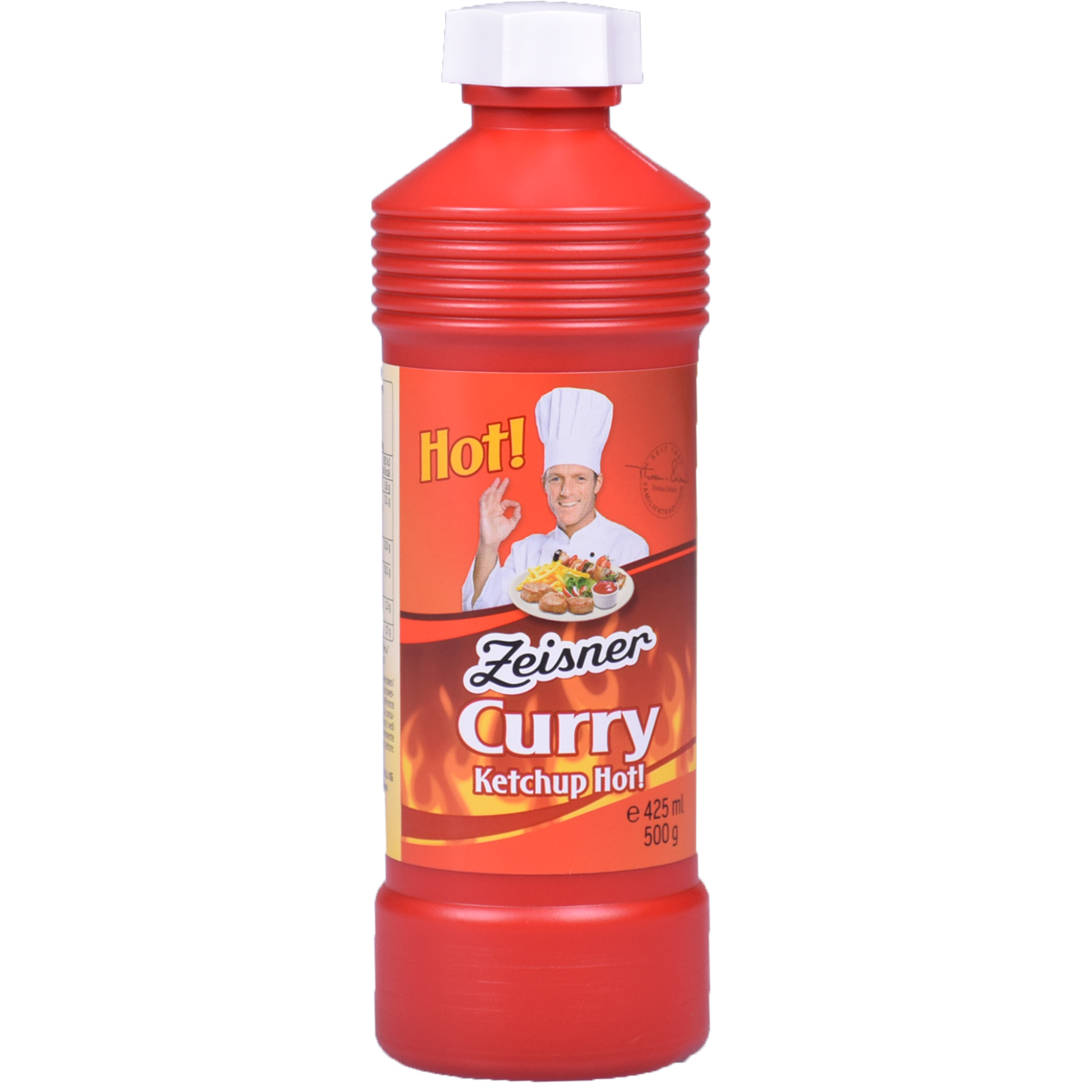Zeisner Curry Ketchup Hot 425ml 500g Snuffelstore