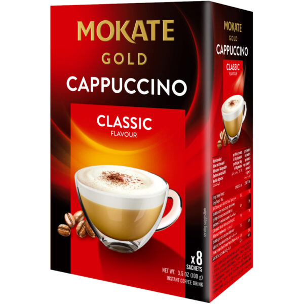 Mokate Gold "Cappuccino" Classic Instant Koffie 8 x 12,5g