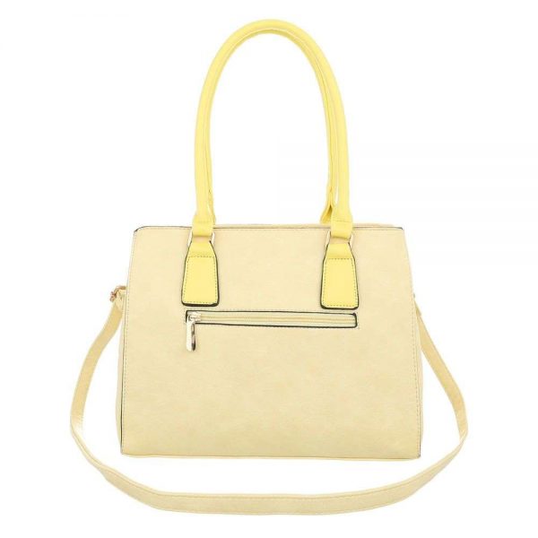 Handtas Geel Afneembare Schouderriem . 25 x 32 x 13 cm - Afbeelding 3