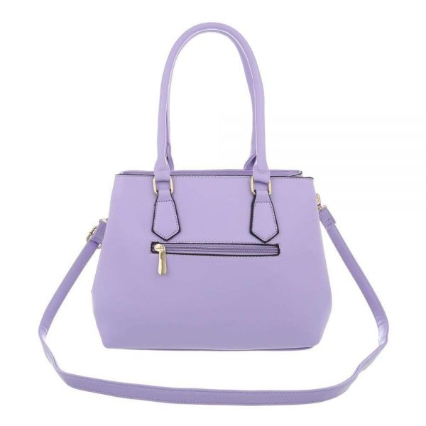 Handtas Paars Afneembare Schouderriem 25 x 32 x 14 cm - Afbeelding 3