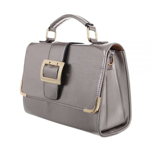 Handtas Metallic Afneembare Schouderriem 19 x 26 x 10 cm - Afbeelding 2