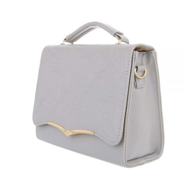 Handtas Grijs Afneembare Schouderriem  21 x 26 x 10 cm - Afbeelding 2