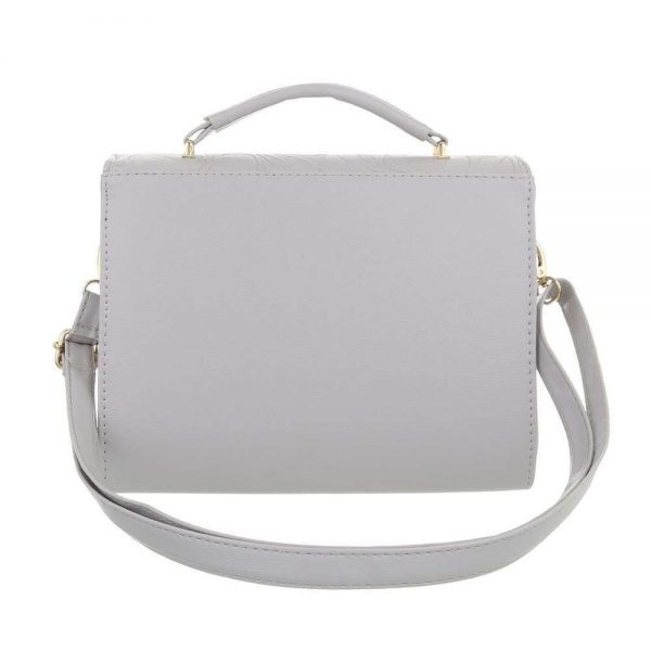 Handtas Grijs Afneembare Schouderriem  21 x 26 x 10 cm - Afbeelding 3