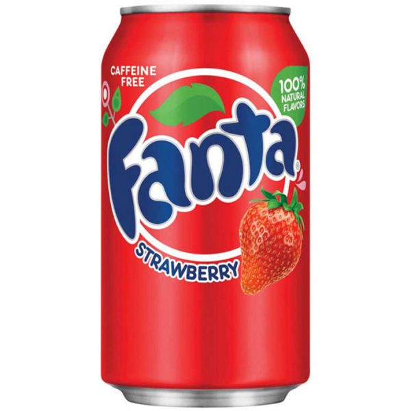 Fanta Strawberry USA 355ml - Afbeelding 2