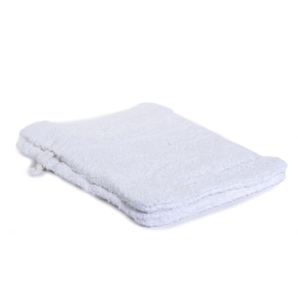 Washandjes per 2 – Wit – 16 x 21cm – 100% Katoen – Gentle