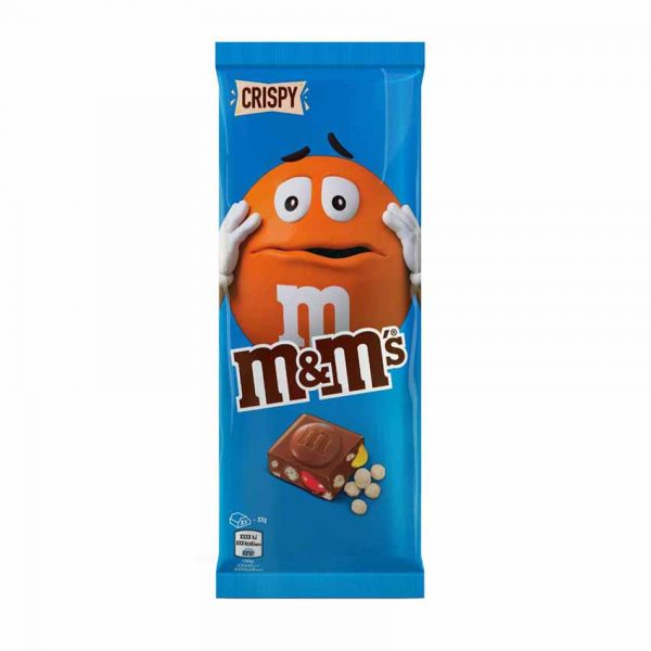 M&M's Crispy chocolade bloc 150gr