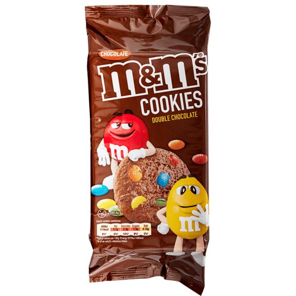 M&M's Cookies double chocolate 180gr