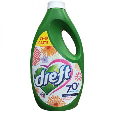 Dreft Wasmiddel Roze Bloemen 32wasb/1,76L