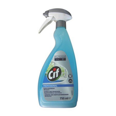 Cif Spray Professional - Glas & Interieur - Streepvrij - 750ml
