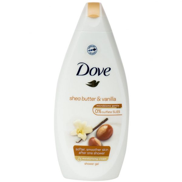 Dove douchegel Caring Bath - Shea butter with warm vanilla 500ml