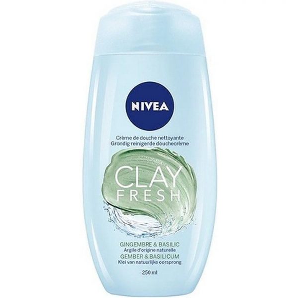 Nivea Clay Fresh Douchegel Gember & Basilicum 250 ml