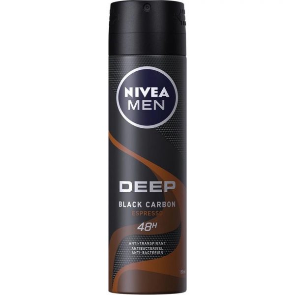 Nivea men deospray Deep Black Carbon espresso 150ml