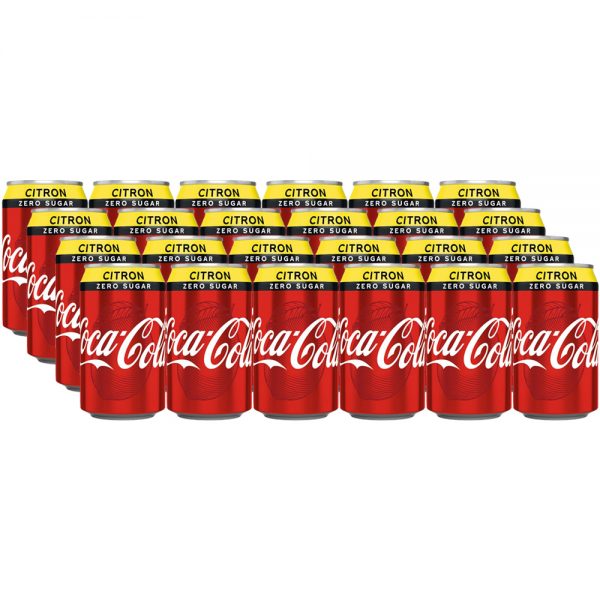 Coca Cola Zero Citron 24 x 33cl DK - Voordeelverpakking