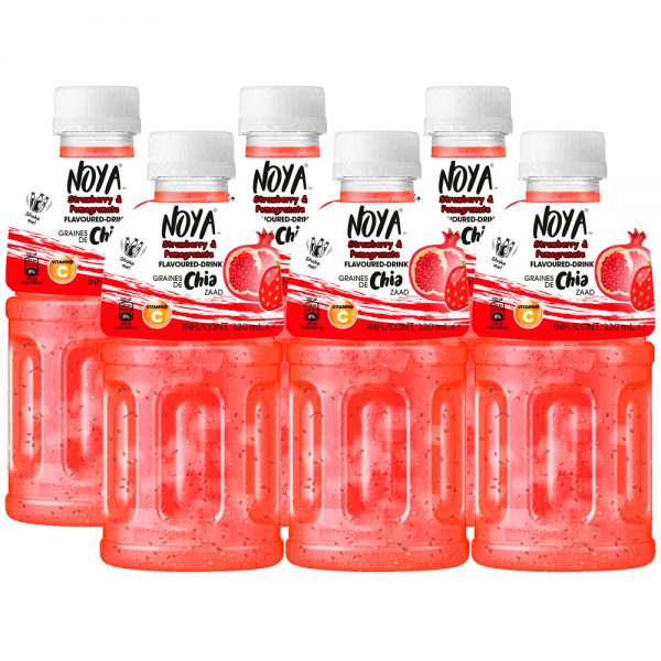 Noya Drink Granaatappel & Aardbei 6 x 320ml