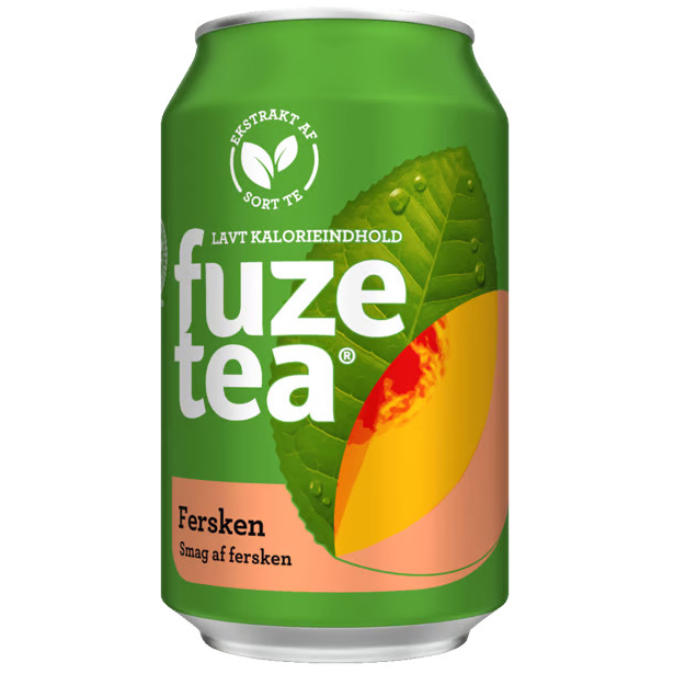 Fuze Tea - Peach - Black Tea DK 24 x 33cl - Afbeelding 2