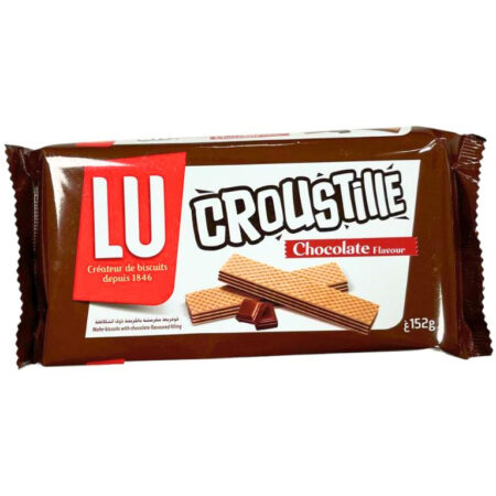 Lu Croustille Chocolade 152g – Wafelbiscuits Met Chocoladevulling