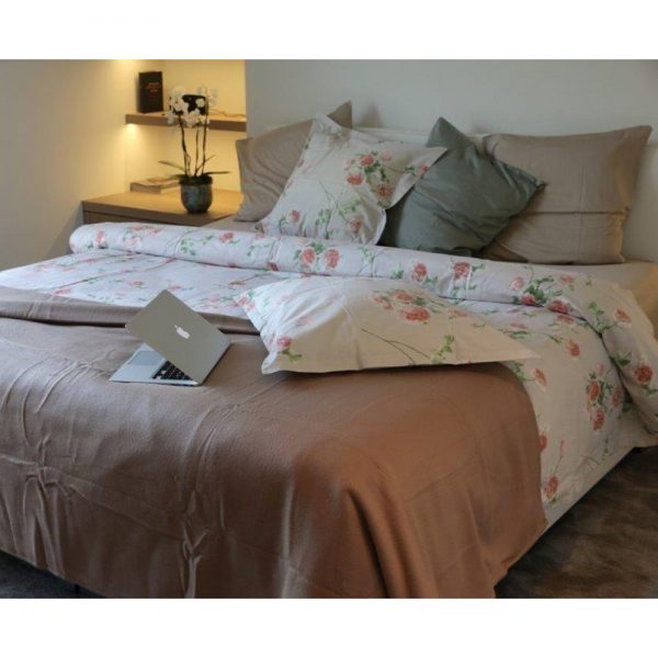 Brandvertragend Deken 240x260cm –  Taupe - Heel zacht & Duurzaam