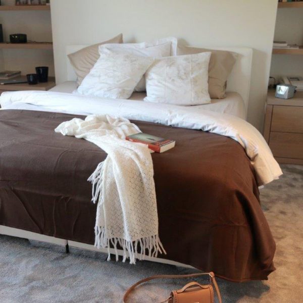 Brandvertragend Deken 240x260cm –  Chocolat - Heel zacht & Duurzaam