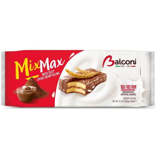 MixMax Cake Cacaocrème - Apart verpakt 10x35gr