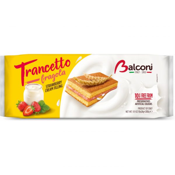 Mini Cake Aardbei Vulling - Apart verpakt 10x28gr