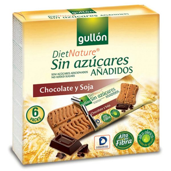 Suikervrij Chocolade Chips Koek - Apart verpakt 6-pack/144gr