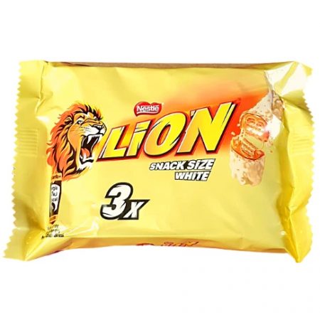 Lion Snack Size White - Apart Verpakt 3 Stuks