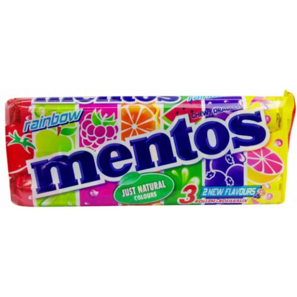 Mentos Rainbow 3-Pack 3x37,5g