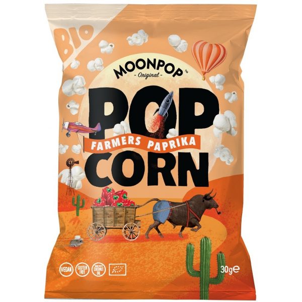 Moonpop Popcorn Farmers Paprika 30g