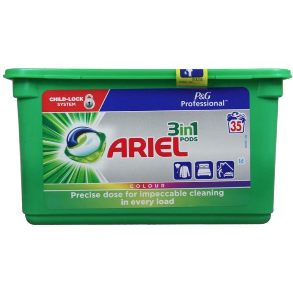 Ariel 3 In 1 Pods Colour - 35wasb