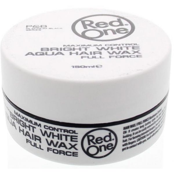 Red One Bright White Aqua Hair Wax 150ml