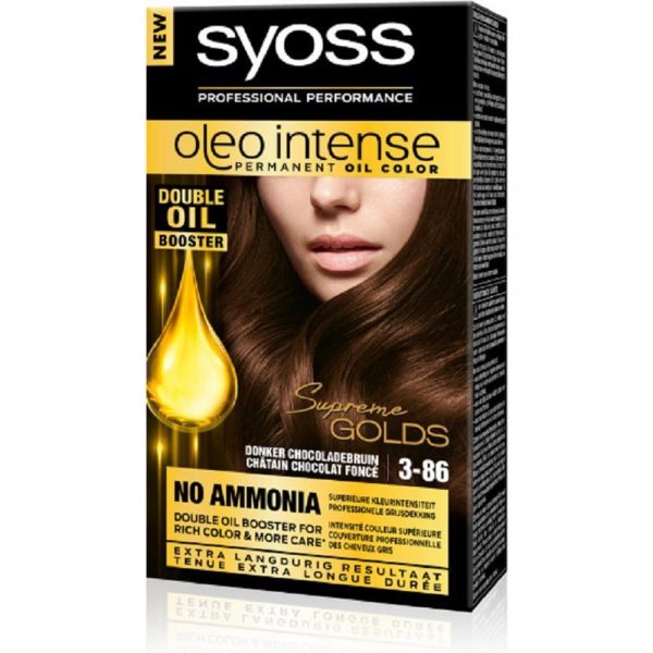 Syoss Haarkleuring Oleo Intense 3-86 - Donker Chocoladebruin