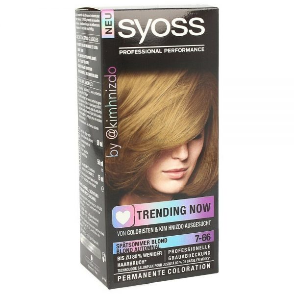 Syoss Haarkleuring Trending Now 7-66 Permanent - Nazomer Blond