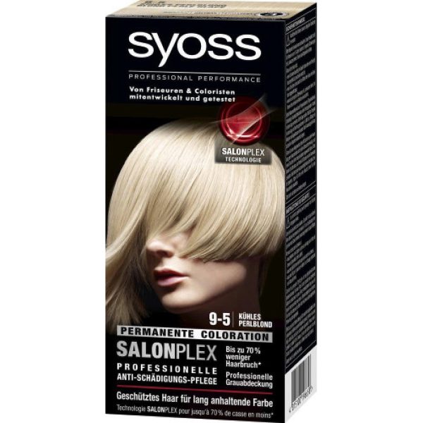 Syoss Haarkleuring Salonplex 9-5 Permanent - Cool Parelachtig Blond