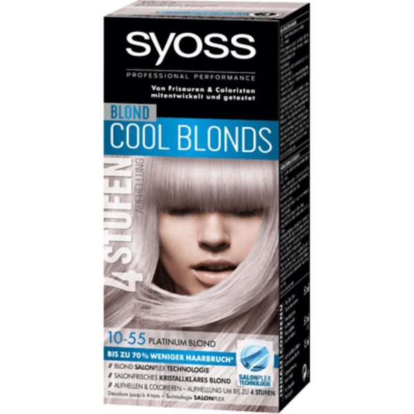 Syoss Haarkleuring Cool Blonds 10-55 - Platinum Blond