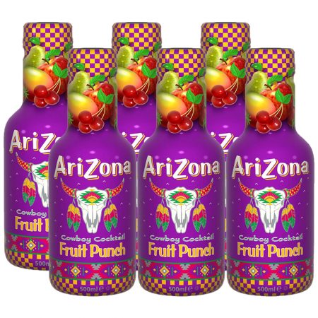 Arizona Cowboy Cocktail Fruit Punch 6 x 500ml